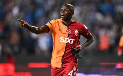 Galatasaray'da Osimhen pankart!