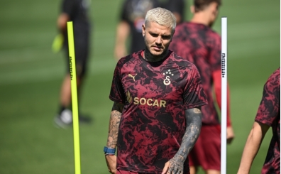 Galatasaray'da Icardi'den takm toplants