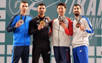 Milli karateci Eray amdan, dnya ampiyonu oldu