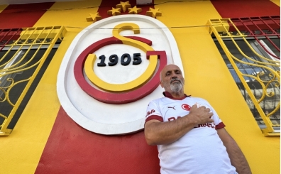 Galatasaray sevgisini, evine yansıttı