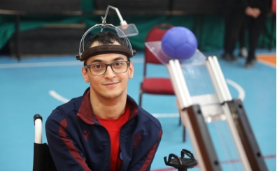 Serebral palsili Kadir Berke, boccia sporunu tanıtarak farkındalık oluşturuyor