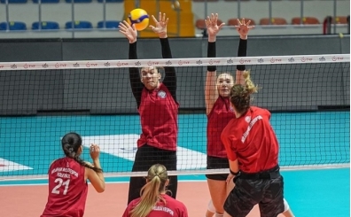 Nilfer Belediyespor, altn sette kazand!