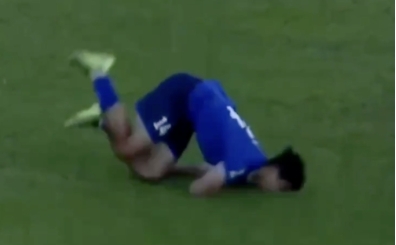 Gol sevincinde takla atarken sezonu kapatt!