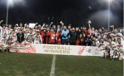 Deaflympics'te Trkiye A Milli Futbol Takm olimpiyat ampiyonu!