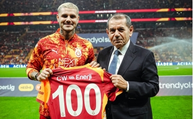 Mauro Icardi'ye 100. ma plaketi