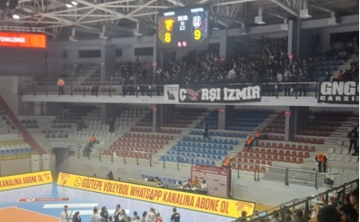 Göztepe–Beşiktaş voleybol maçında tribünler boşaltıldı