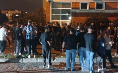 Trabzonspor taraftarlarndan TFF'ye protesto!