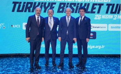 61'inci Cumhurba�kanl��� T�rkiye Bisiklet Turu'nun tan�t�m toplant�s� yap�ld�