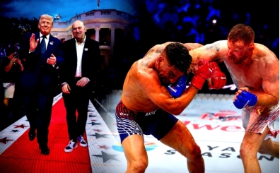 Beyaz Saray'da s�rad��� UFC gecesi!