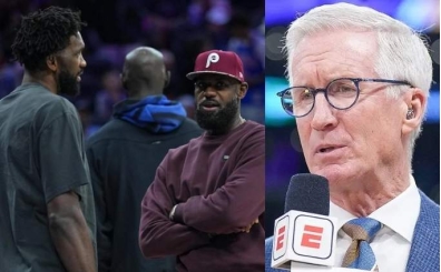 Mike Breen, 'LeBron-Embiid at��mas�' hikayesi i�in �z�r diledi