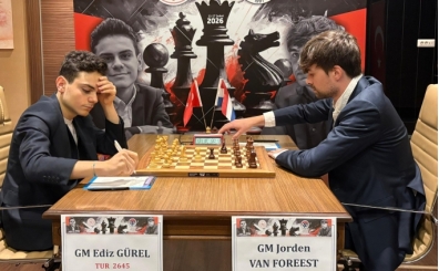 Ediz G�rel ile Van Foreest aras�ndaki 6. ma� tamamland�