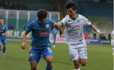 Rizespor, Konyaspor'un serisini bitirdi