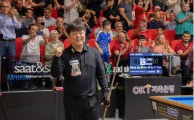 3 Bant Bilardo D�nya Kupas�'nda G�ney Koreli Cho, birinci oldu