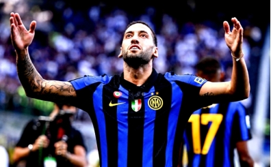 Hakan'dan inan�lmaz gol, Inter'den farkl� ba�lang��