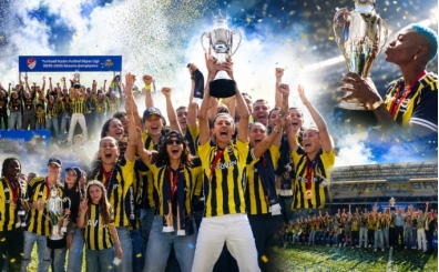 Fenerbah�e ArsaVev Kad�n Futbol Tak�m�, �ampiyonluk kupas�n� ald�
