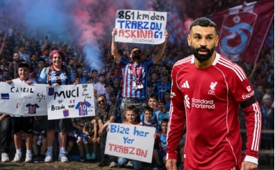 Trabzonspor taraftar�ndan Salah tezah�rat�!