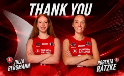 T�rk Hava Yollar� Kad�n Voleybol Tak�m�'nda iki ayr�l�k
