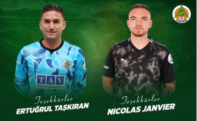 Alanyaspor'da iki veda birden!