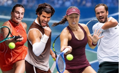ABD A��k'ta Sabalenka, Alcaraz, Pegula ve Medvedev, 4. turda