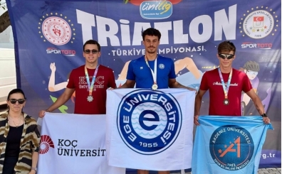 Zorlu parkurda zirve Ege'nin: Taha Eren Co�kun'dan alt�n madalya