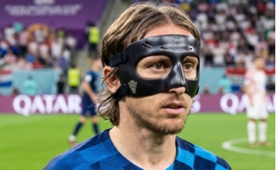 Luka Modric maskeyle D�nya Kupas�'nda