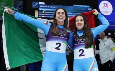 Andrea Voetter-Marion Oberhofer ikilisinden alt�n madalya