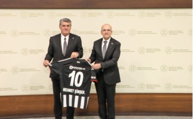 Serdal Adal�, Mehmet �im�ek'i ziyaret etti