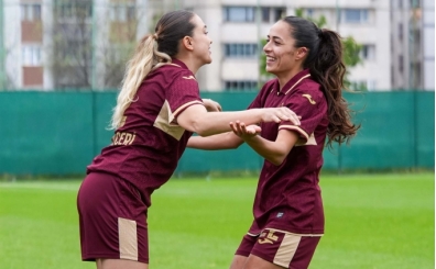 Trabzonspor Kad�n Futbol evinde rahat kazand�!