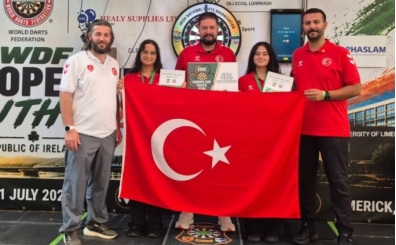 Milli dart��lardan Avrupa'da alt�n ba�ar�