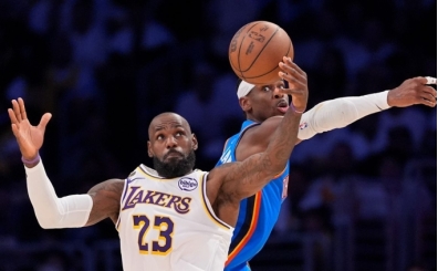 LeBron'dan OKC'ye b�y�k �vg�: 'Jordan'l� Bulls ve Durant'li Warriors seviyesindeler'