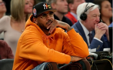 Carmelo'dan Knicks'e destek: '�imdi �ampiyonlu�u savunma zaman�'