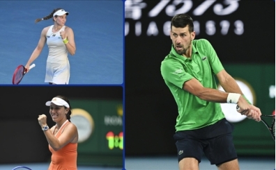 Avustralya A��k'ta Djokovic, Rybakina ve Pegula yar� finale ��kt�