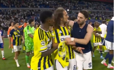 Lyon - Fenerbah�e ma�� sonras� olay!