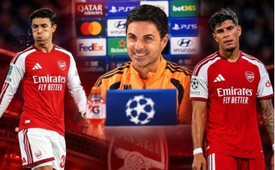 Arsenal antrenman�nda iki sakatl�k! Arteta'dan esprili yan�t