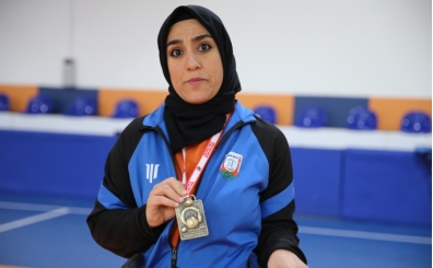 Serebral palsili Nurdan, şampiyon oldu!