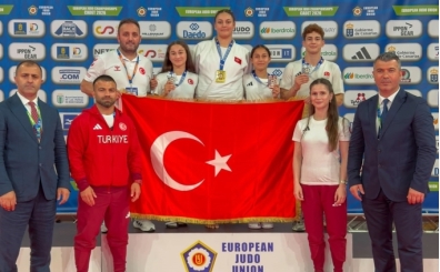 Ümit Judocular Avrupa'da 4 madalya kazandı