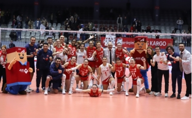 Aras Kargo play-off maçını galibiyetle tamamladı