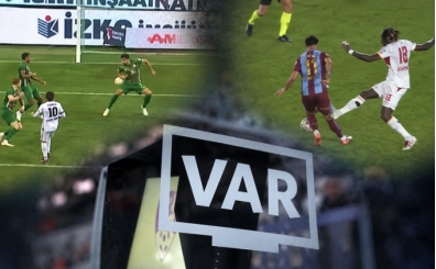Süper Lig'de 6. haftanın VAR kayıtları açıklandı!