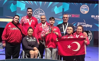 Avrupa Para Halter Şampiyonasında 7 madalya!