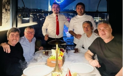 Efsane isimler buluştu! Aykut Kocaman...