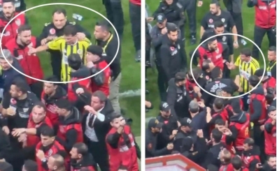 Mert Hakan Yandaş derbi sonrası polisle tartıştı!